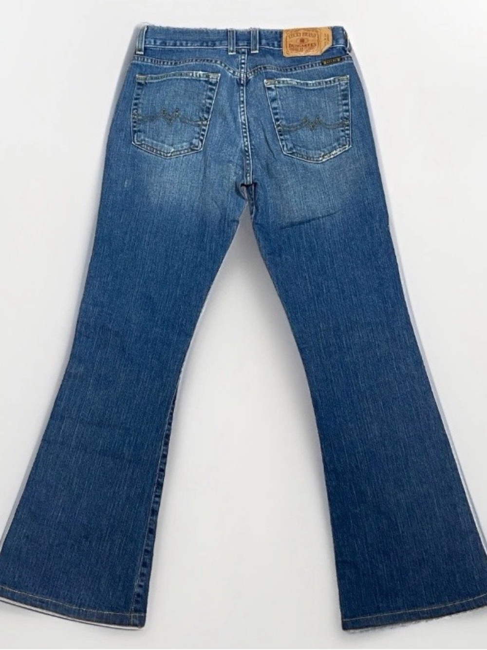 VTG Y2K Lucky Brand Sweet N’ Low Made in USA Denim Women's 4/27 Long Length